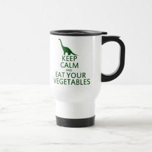 Caneca Térmica Fique calmo e coma seus vegetais