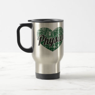 Caneca Térmica Física Retro Heart Blackboard Love