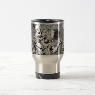 Caneca Térmica Físico que manipula com os planetas