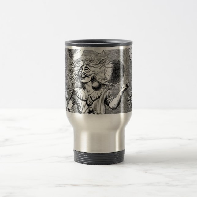 Caneca Térmica Físico que manipula com os planetas (Centro)