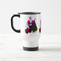 Fitas Rosa Santa Claus