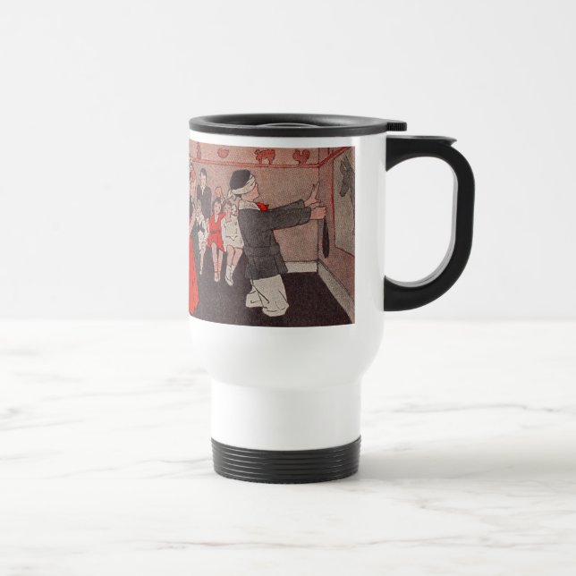 Caneca Térmica Fixe a cauda Burro Antigo Crianças (Direita)