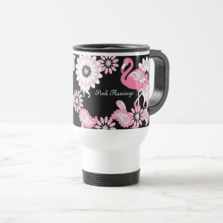 Caneca Térmica Flamingo Cor-de-rosa-preto moderno