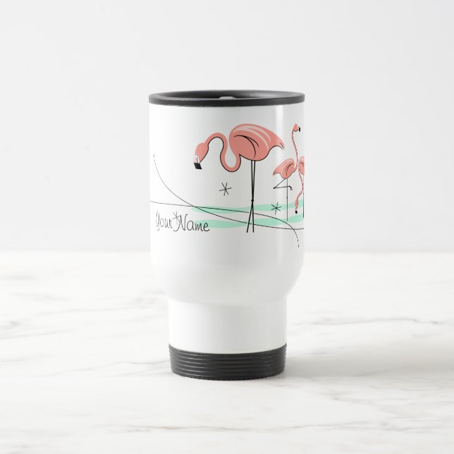 Caneca Térmica Flamingo Ocean Trio 3 'Nome'  (Centro)