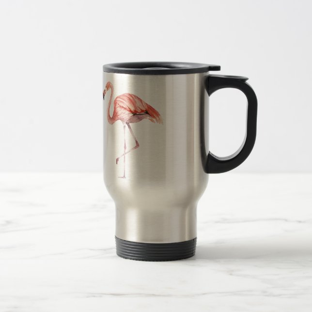 Caneca Térmica Flamingo Rosa (Direita)