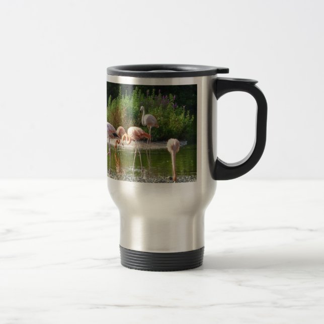 Caneca Térmica Flamingos (Direita)