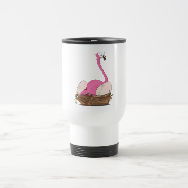 Caneca Térmica Flamingos (Centro)