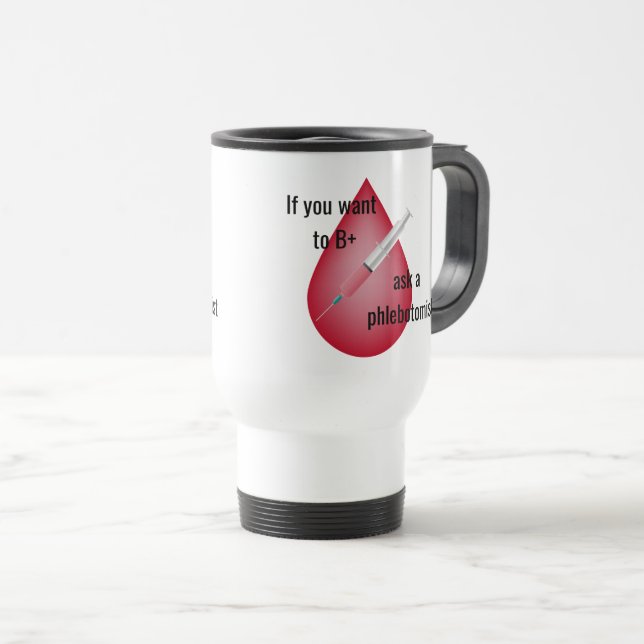Caneca Térmica Flebotomista (Frente Esquerda)