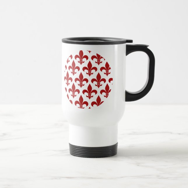 Caneca Térmica Fleur de lis Pattern Classic (Direita)