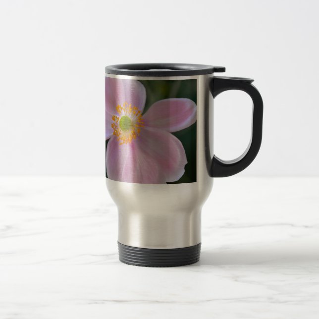 Caneca Térmica Flor de anêmona rosa japonesa (Direita)