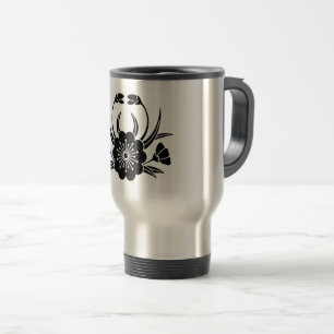 Caneca Térmica Flor de cereja em forma de caranguejo
