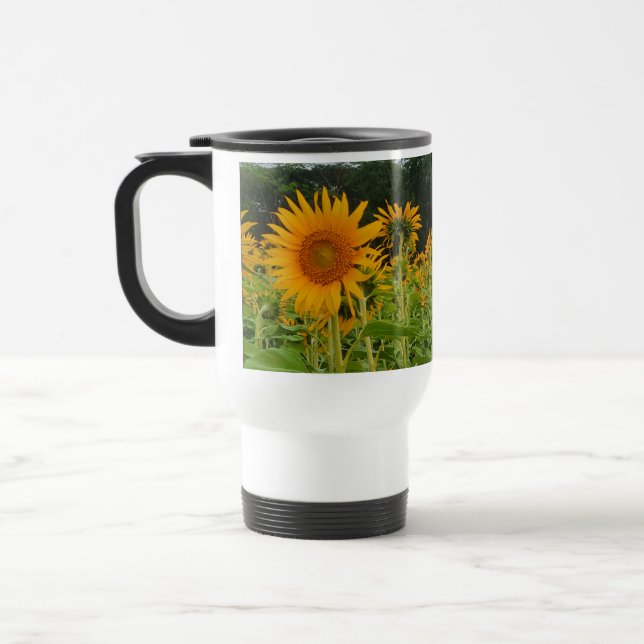 Caneca Térmica Flor de girassol (Esquerda)