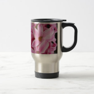 Caneca Térmica flor de jacinto rosa
