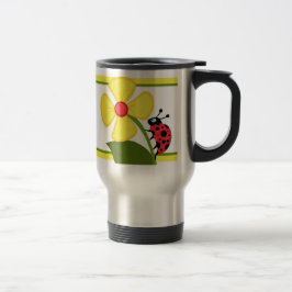 Caneca Térmica Flor do joaninha