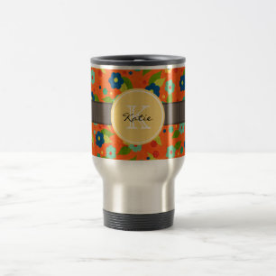 Caneca Térmica Flor Monogrammed