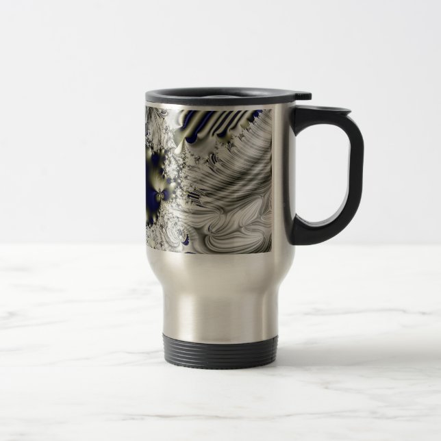 Caneca Térmica Flor Negra (Direita)