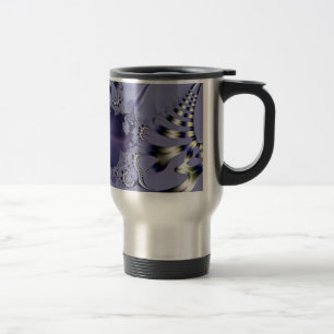 Caneca Térmica Flor Roxa