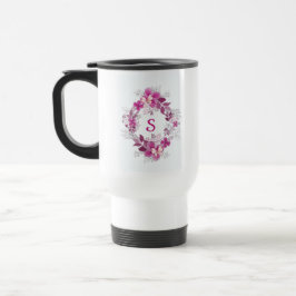 Caneca Térmica Floral Butterfly Travel Mug