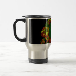 Caneca Térmica Floral Colorido de Arco-Íris