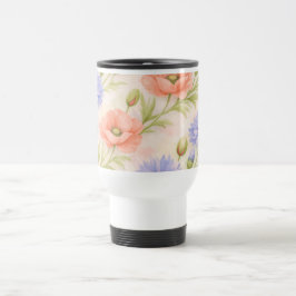 Caneca Térmica Floral de Prado Selvagem