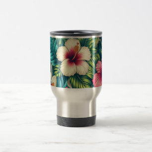 Caneca Térmica Floral havaiano/tropical