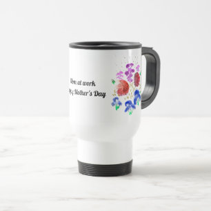 Caneca Térmica Floral Personalizável