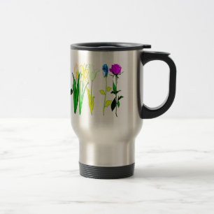 Caneca Térmica Flores