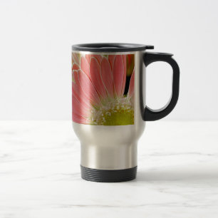 Caneca Térmica Flores cor-de-rosa