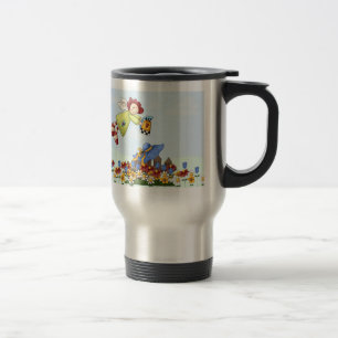 Caneca Térmica Flores De Água De Águia Em Águia, De Bela Zona