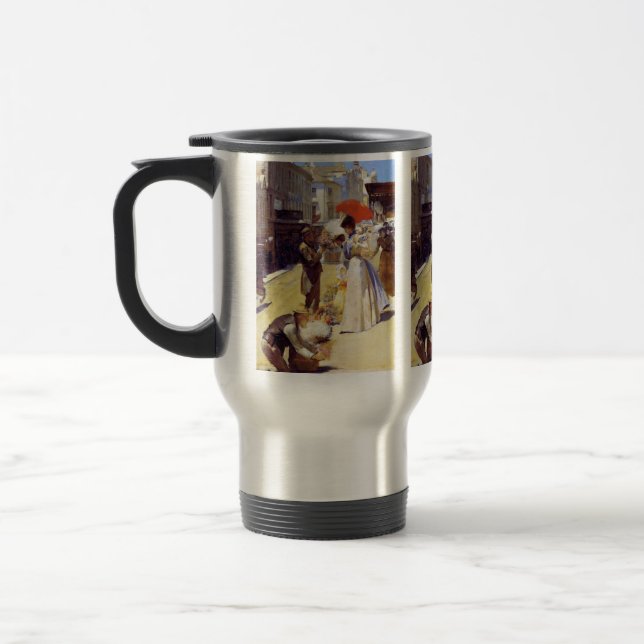 Caneca Térmica Flores de Natal e Belles de Natal (Esquerda)