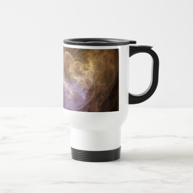 Caneca Térmica Flores Espaciais (Direita)