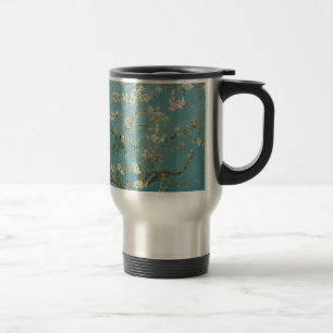 Caneca Térmica Flores Gogh Ramos Flores de Amendoeira Natureza