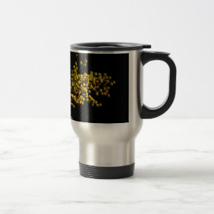 Caneca Térmica Flores Silver Wattle