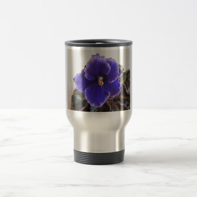Caneca Térmica Florescência da violeta africana (Centro)