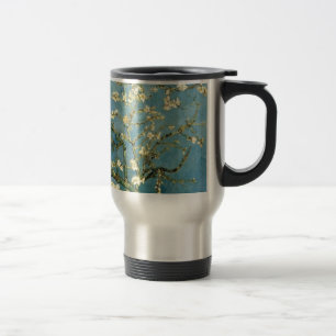 Caneca Térmica Floresta de Amêndoa Brilhante por Van Gogh
