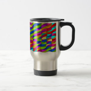 Caneca Térmica FlowerPower padrão confuso