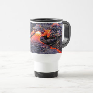 Caneca Térmica Fluxo de Lava de Basalto Havaiano