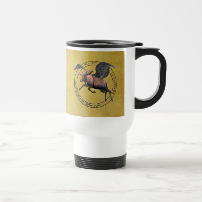 Caneca Térmica Flying Moose Aviation (Direita)