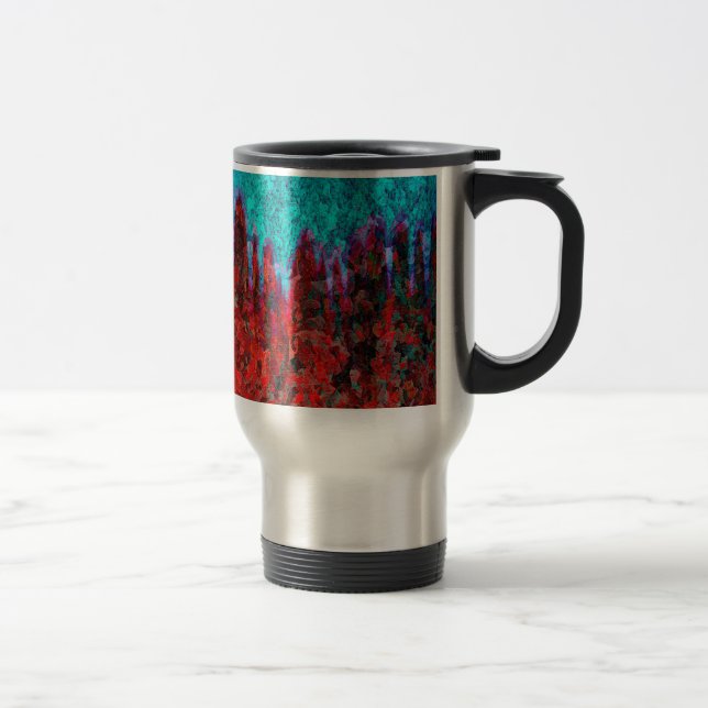 Caneca Térmica Fogo e textura de gelo (Direita)
