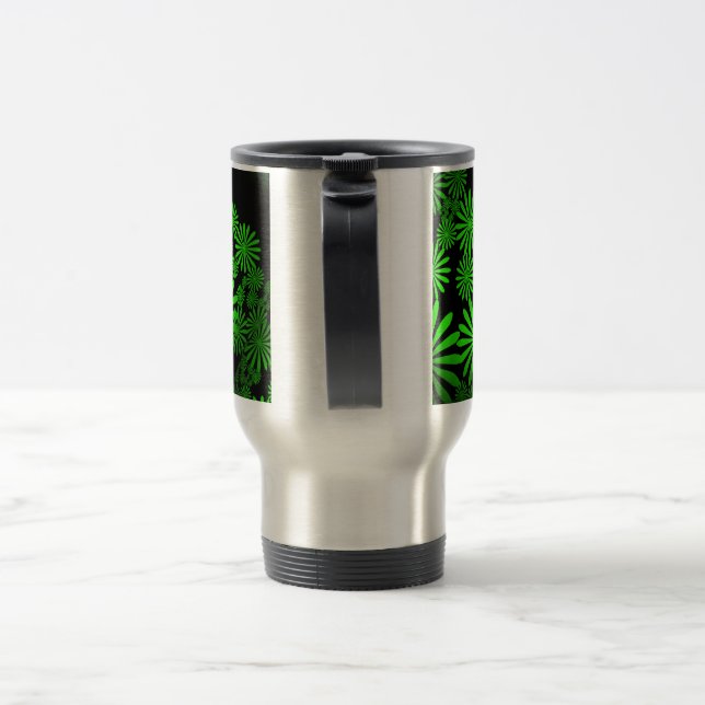 Caneca Térmica Fogos de artifício verdes (Alça)