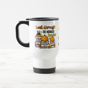 Caneca Térmica Folha Através De Um Livro De TR Kohler