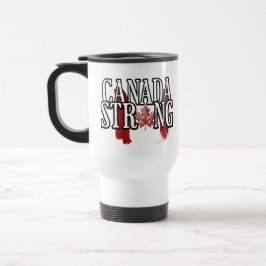 Caneca Térmica Folha Forte do Canadá Flag Maple