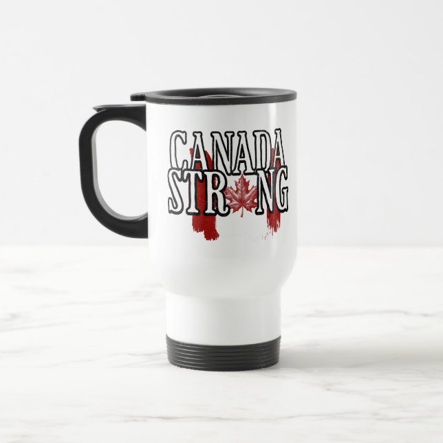 Caneca Térmica Folha Forte do Canadá Flag Maple (Esquerda)