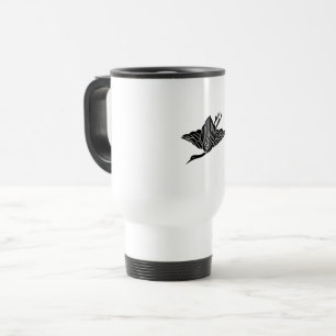 Caneca Térmica Folhas de carvalho em forma de grua