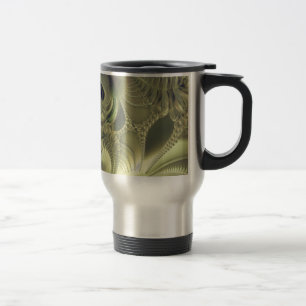 Caneca Térmica Folhas Metálicas