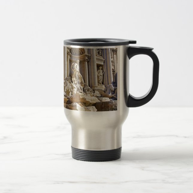 Caneca Térmica Fonte de Trevi Roma Fotografia (Direita)