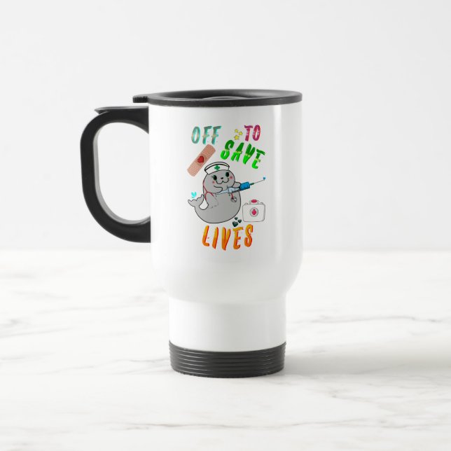 Caneca Térmica Fora Para Salvar Vidas (Esquerda)