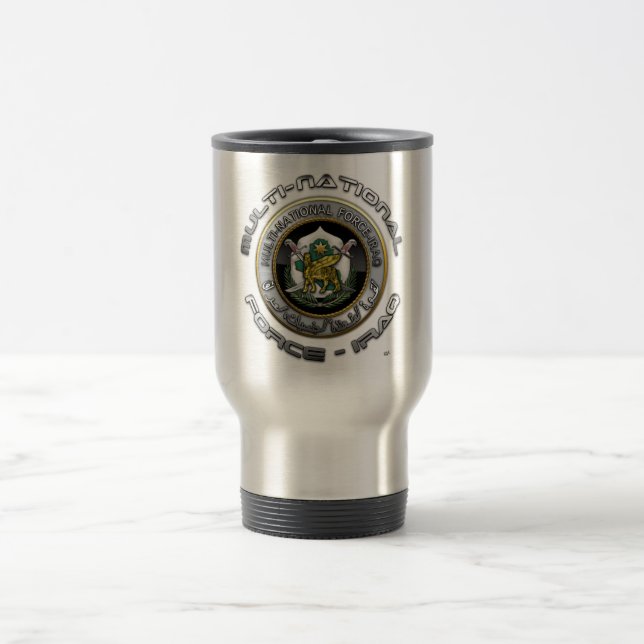 Caneca Térmica Força multinacional - Iraque (Centro)