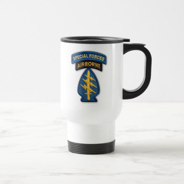 Caneca Térmica forças especiais, berets verdes, pág. (Direita)