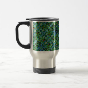 Caneca Térmica Formas ligeiramente curvas em acentos rodados verd